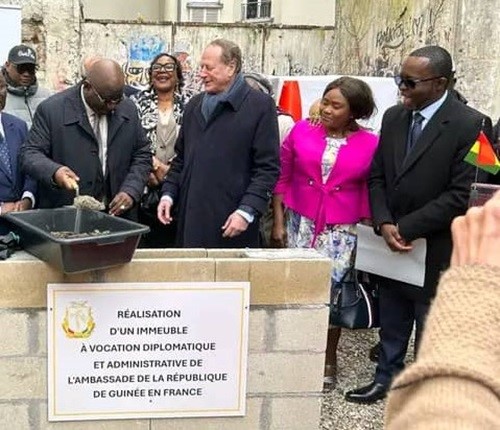 France : la Guinée a construit un immeuble R+6 pour sa représentation diplomatique
